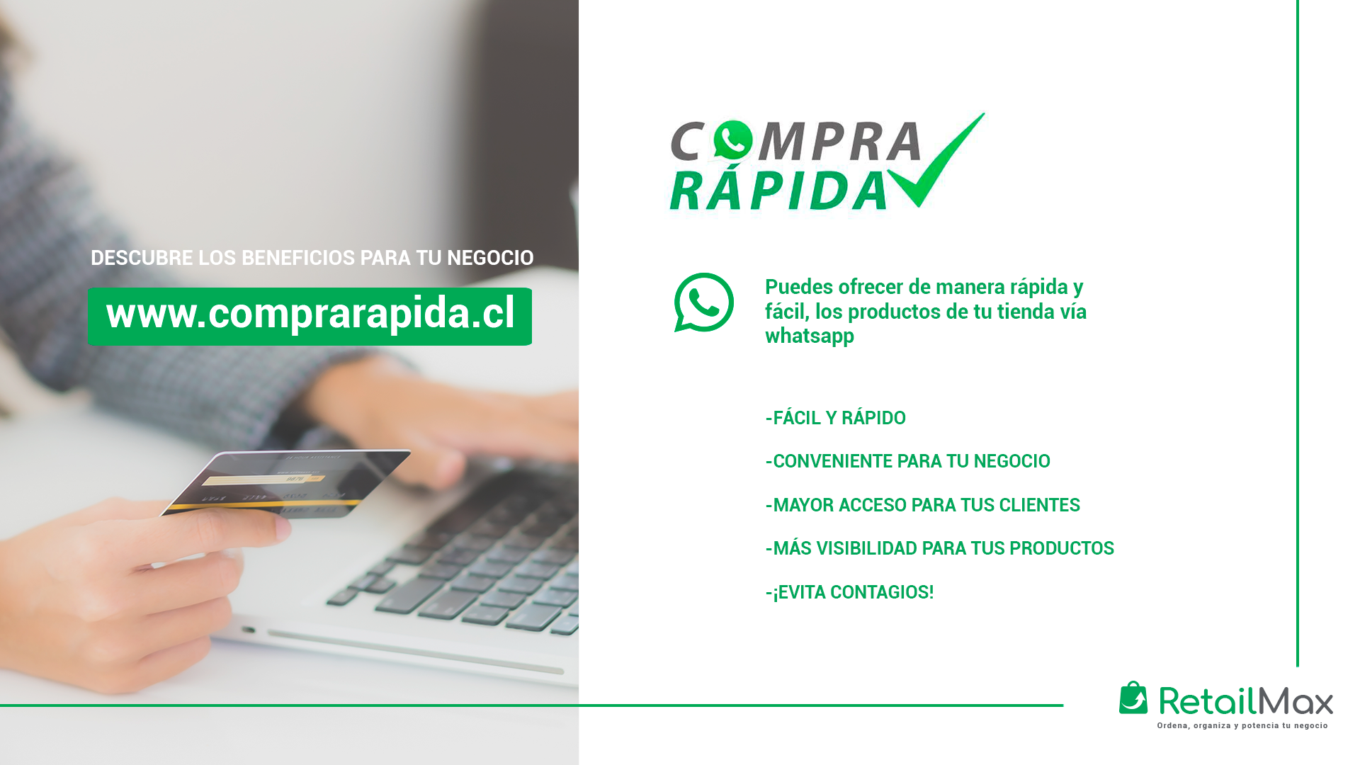 Usa compra rápida y quédate en casa